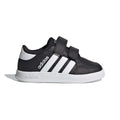 Adidas infant's Breaknet shoes in various colors, featuring breathable fabric and sturdy soles, designed for comfort and support.