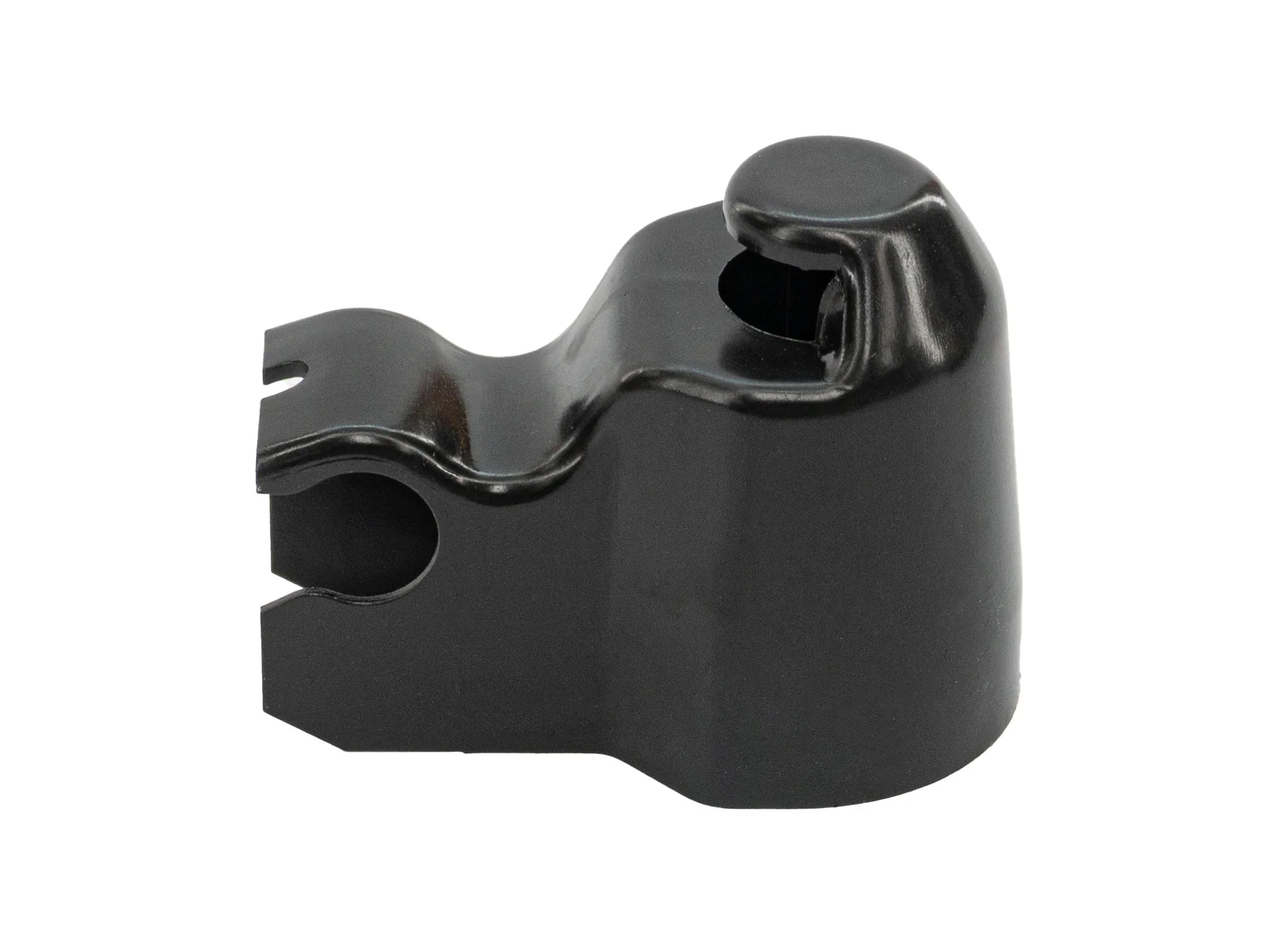 GoWesty rear wiper arm cover for 1993-2003 Eurovan, close-up of black plastic part with branding details.