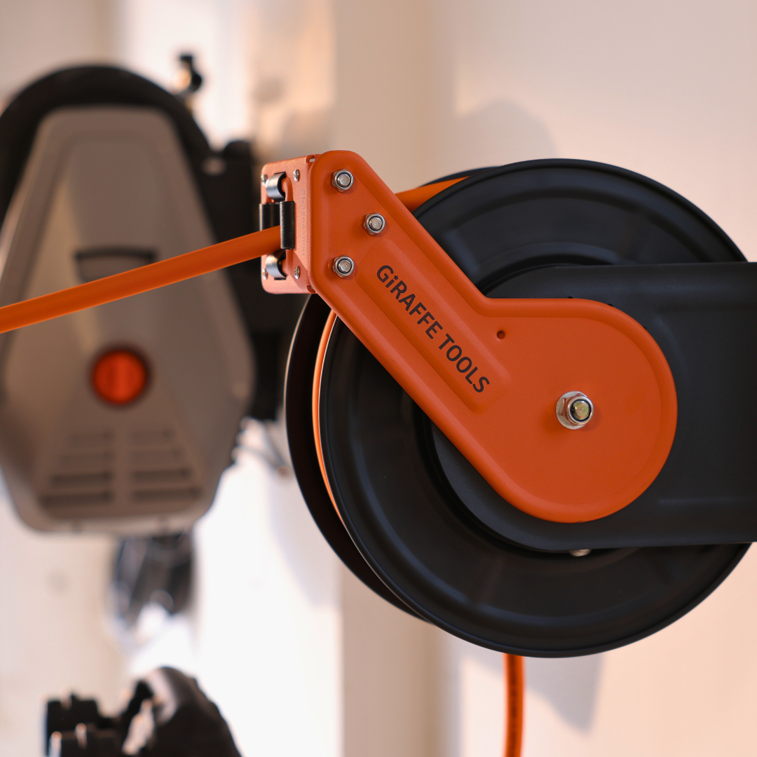Retractable Air Hose Reel-Alloy Steel Reel-3/8in 25ft-50ft - OVERLANDERS Outfitter