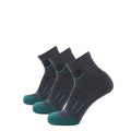 3 Pack Wave - Run 1/4 Crew Runweight Merino Wool Sock - OVERLANDERS Outfitter