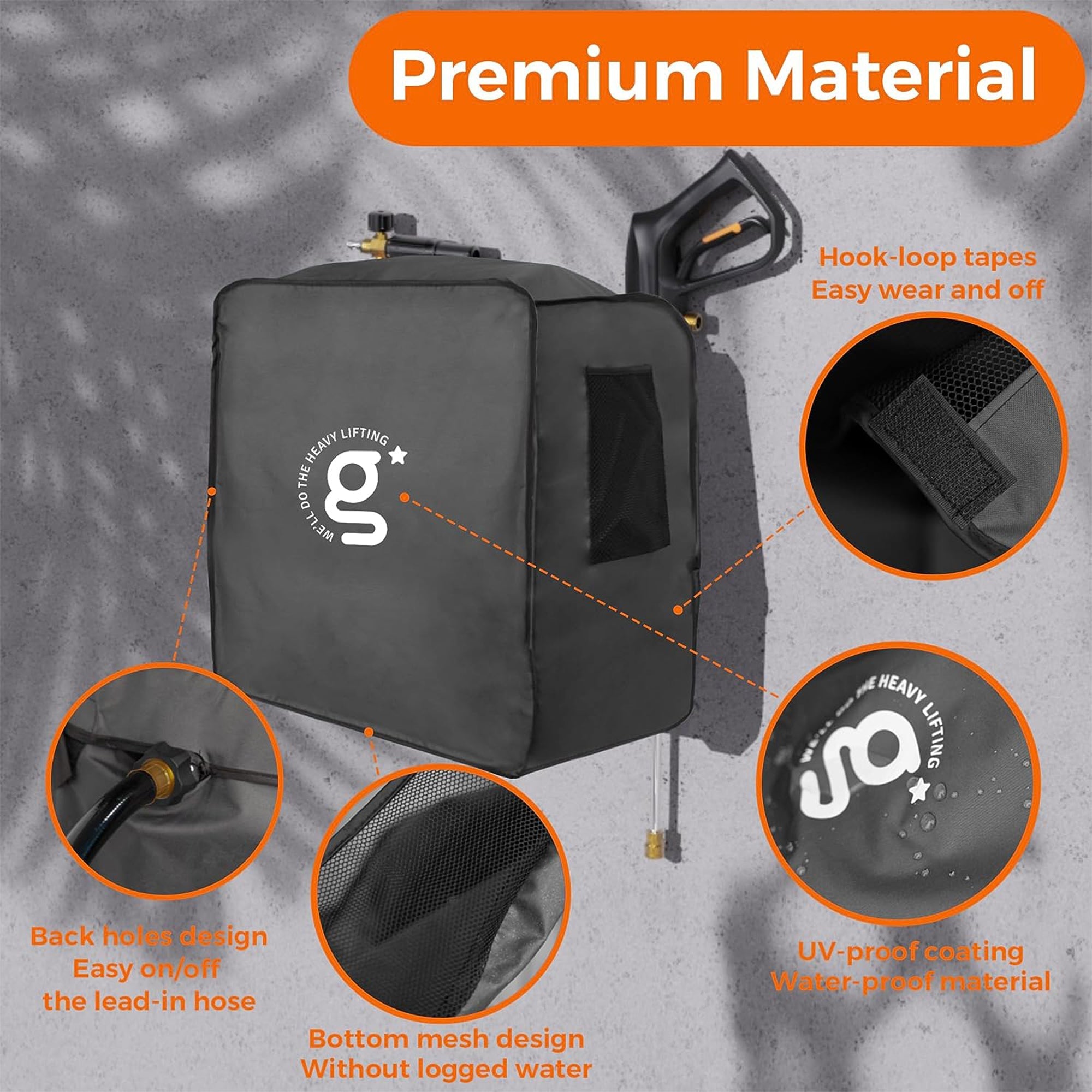 Grandfalls Retractable Pressure Washer Cover - OVERLANDERS Outfitter