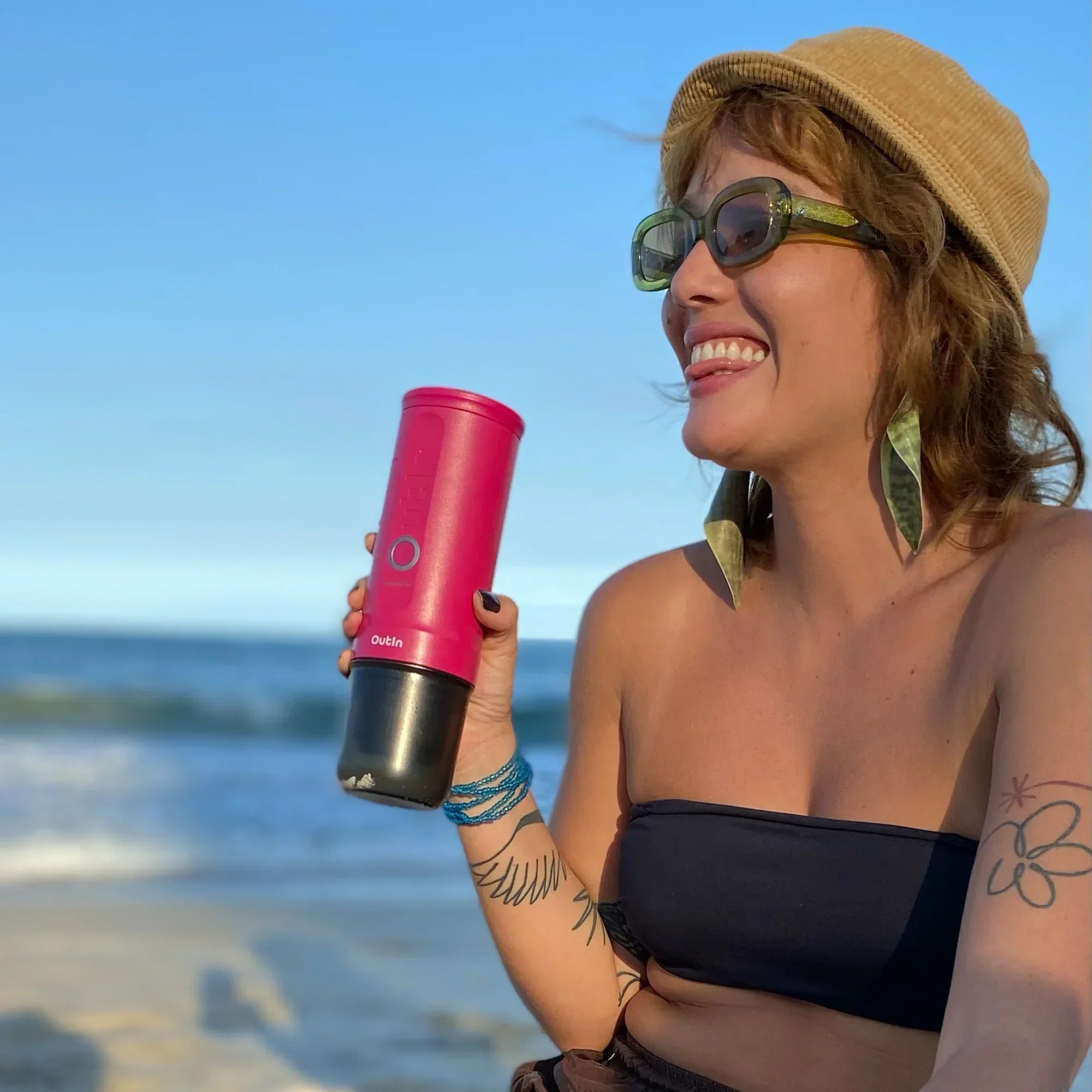 Nano Portable Espresso Machine (Fuchsia Pink) - OVERLANDERS Outfitter