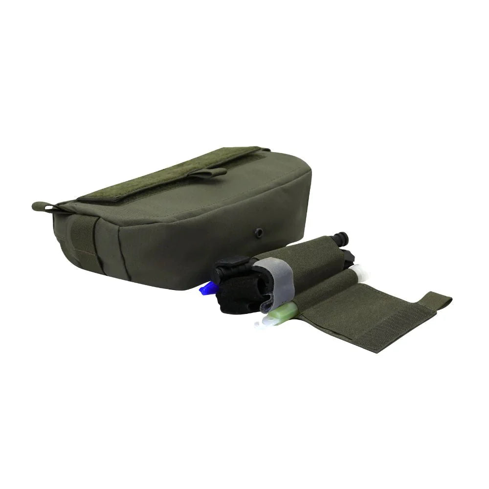 Six pack hanger pouch from HCC Tactical, featuring durable tactical gear pouches with multiple compartments and secure closures.