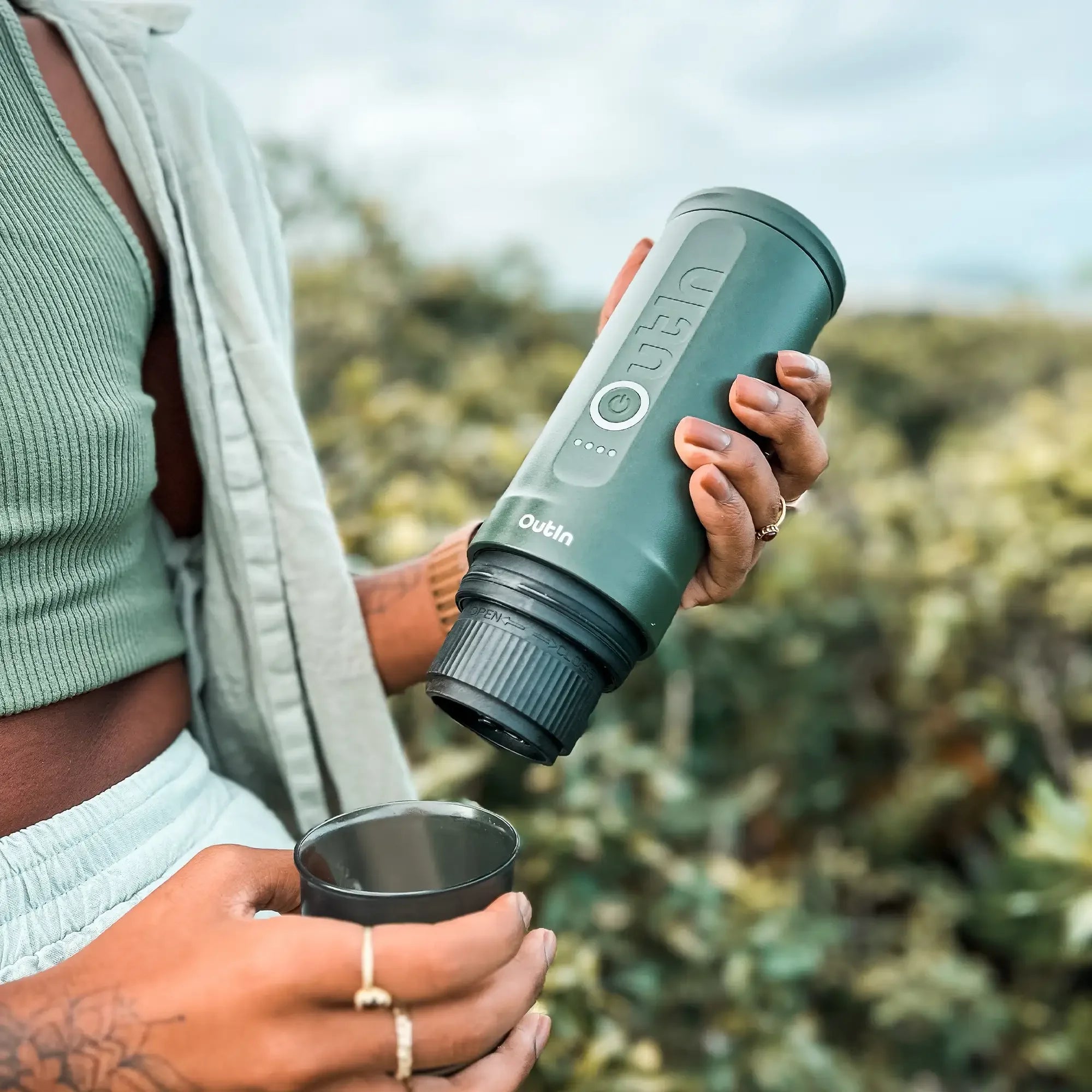 Nano Portable Espresso Machine (Forest Green) - OVERLANDERS Outfitter