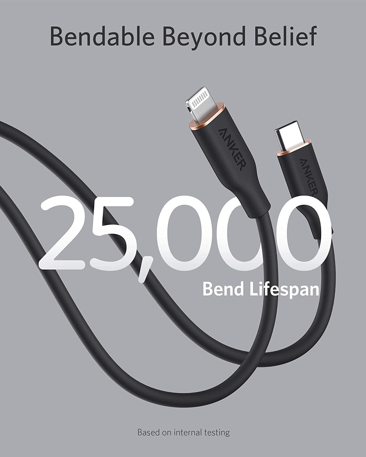Anker <b>641</b> USB-C to Lightning Cable (Flow, 3 ft Silicone) - We The Collective