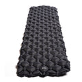 Inflatable summer sleeping pad by Near Zero Outdoor Gear with a blue and gray design, lightweight and portable for camping.