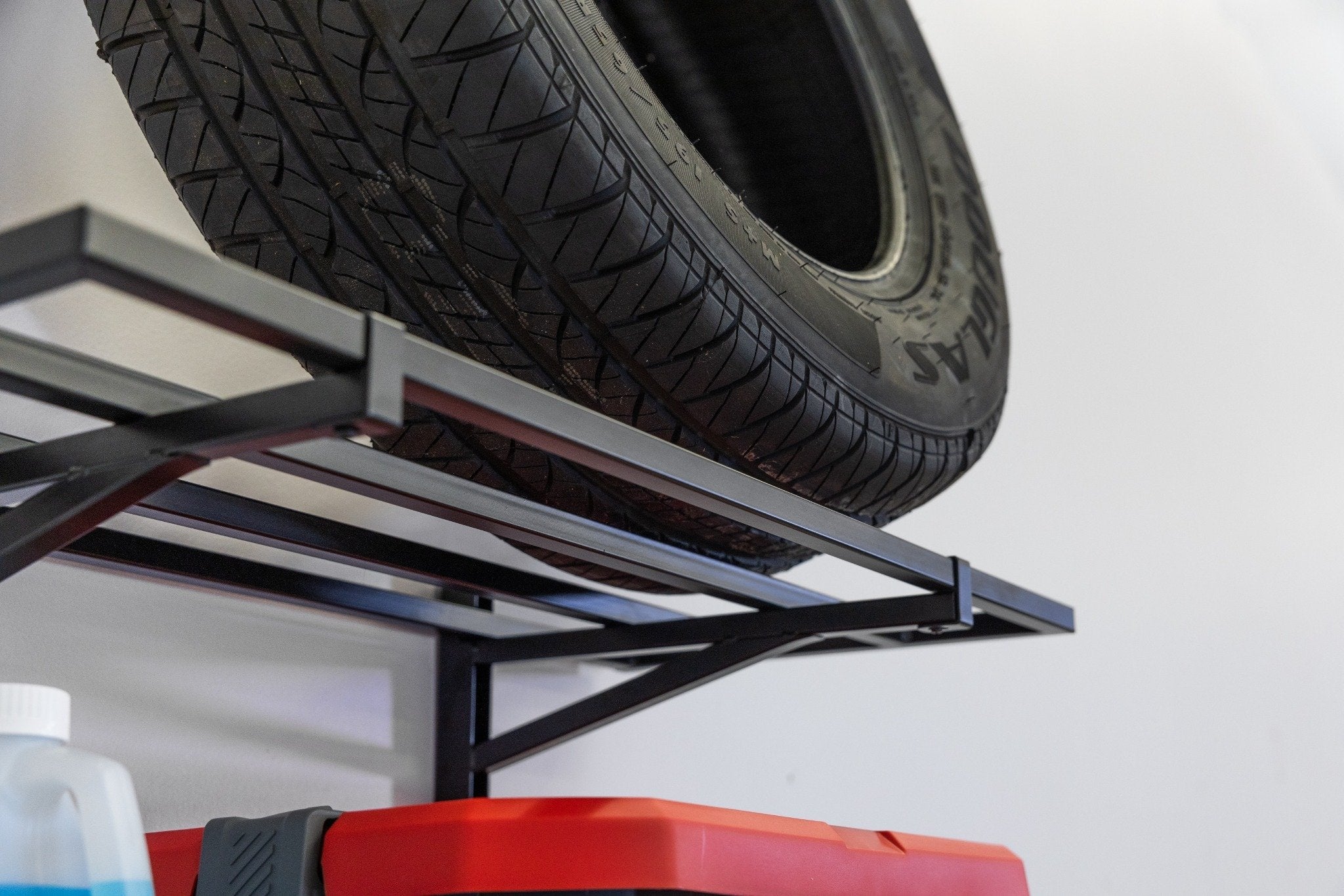 1' x 2' Bristol Garage Wall Mount Shelves | 2 Pack | Black - OVERLANDERS Outfitter