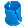 Floatsup® Cup Drink Holder in bright colors, designed for sporting goods use, floating on water to keep drinks secure.