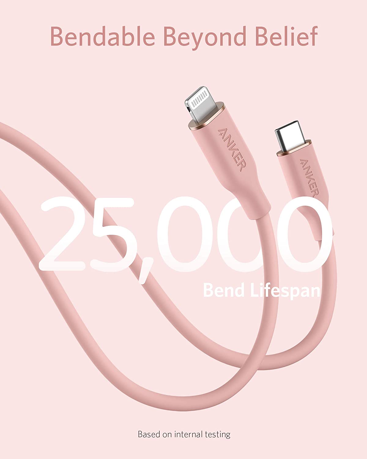 Anker <b>641</b> USB-C to Lightning Cable (Flow, 3 ft Silicone) - We The Collective