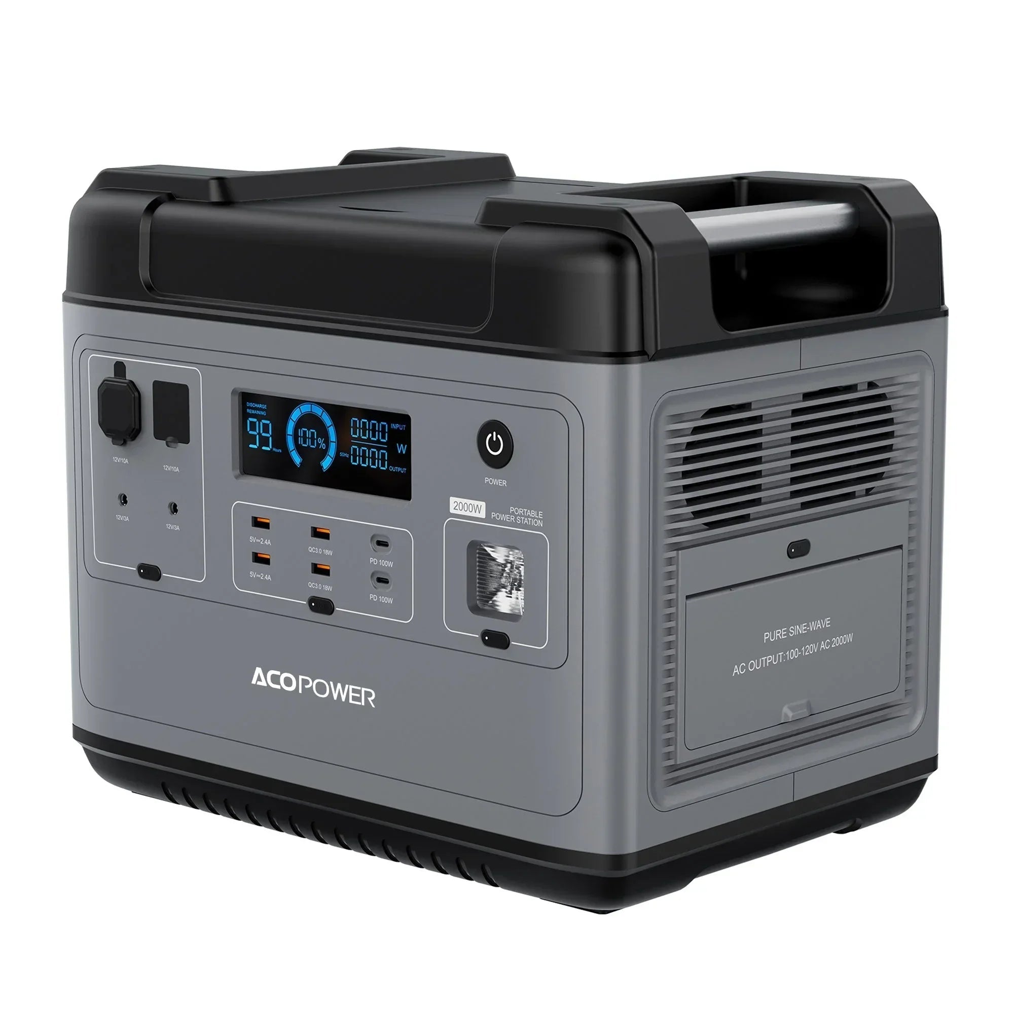ACOPOWER P2001 Portable Power Station 2000W/2000Wh - OVERLANDERS Outfitter