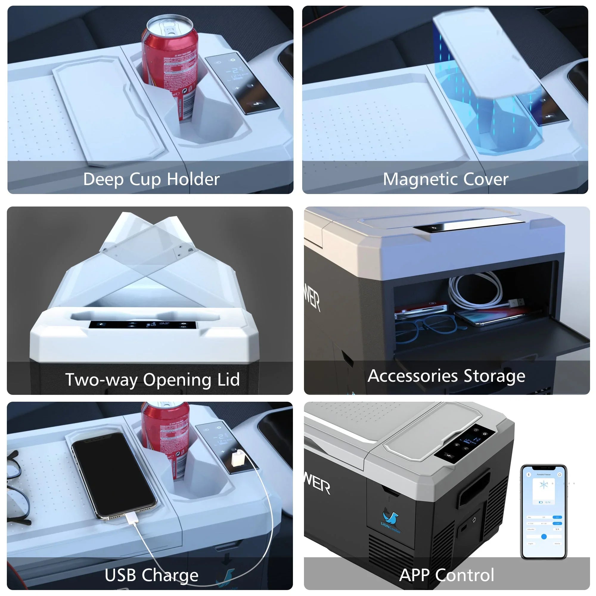 ACOPOWER LiONCooler Mini Solar Powered Car Fridge Freezer – 19 Quarts - We The Collective