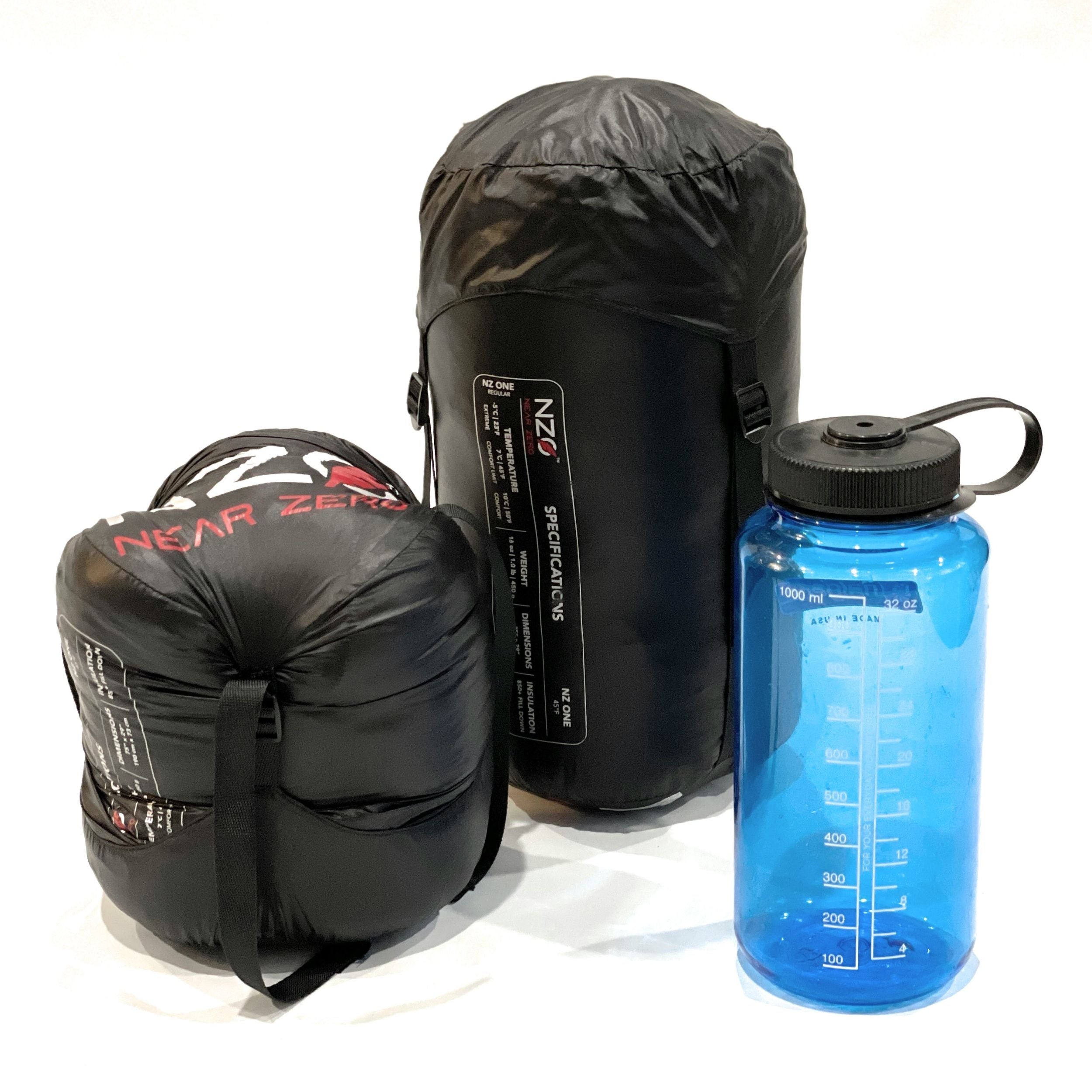 Near Zero Outdoor Gear QUILT ONE sleeping bag in a spacious, cozy layout showcasing its soft fabric and insulation details.