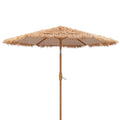 Ainfox 7.5ft Hula Thatched Tiki Umbrella Hawaiian Patio Beach Umbrella with Tilt (No Base)