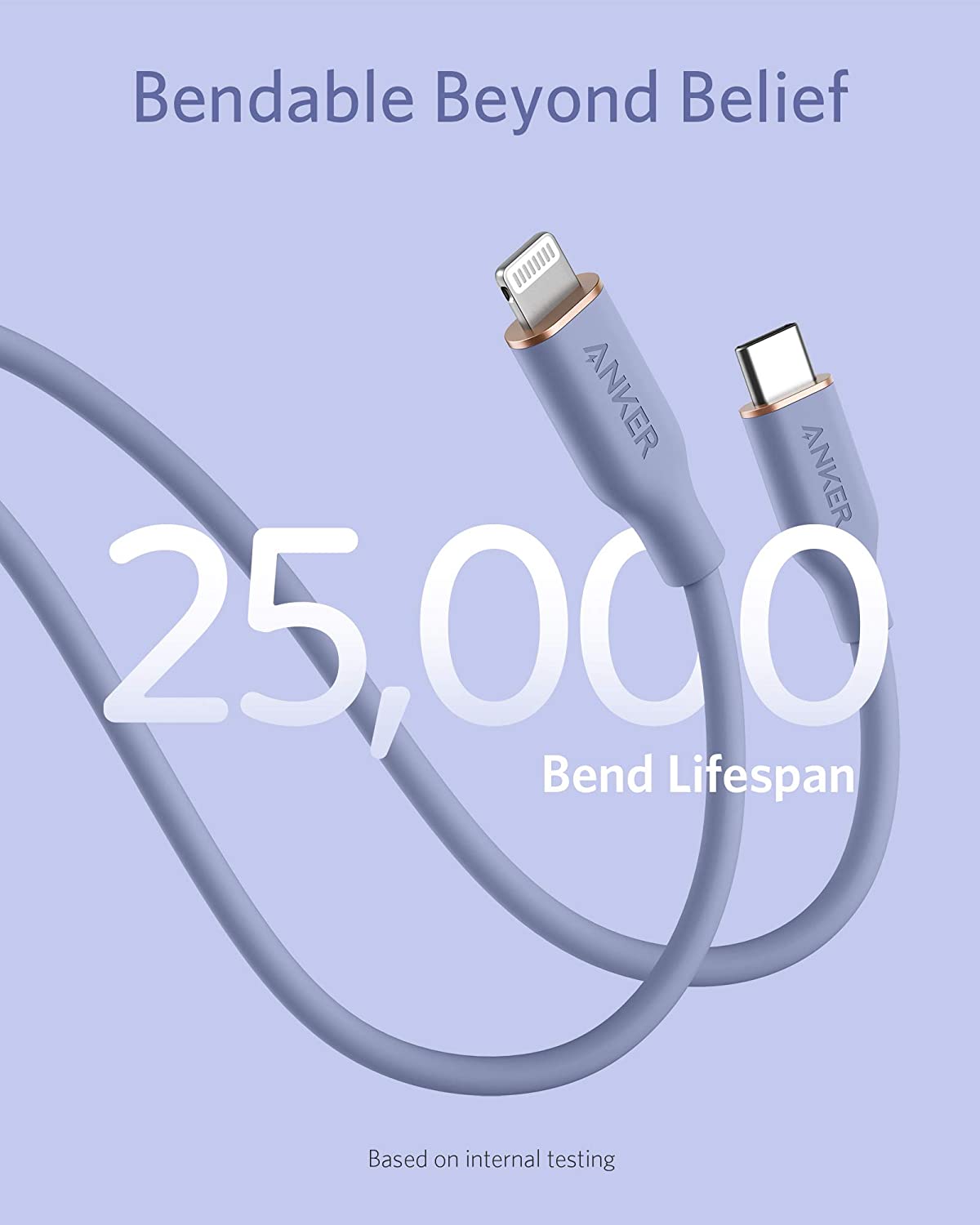 Anker <b>641</b> USB-C to Lightning Cable (Flow, 3 ft Silicone) - We The Collective