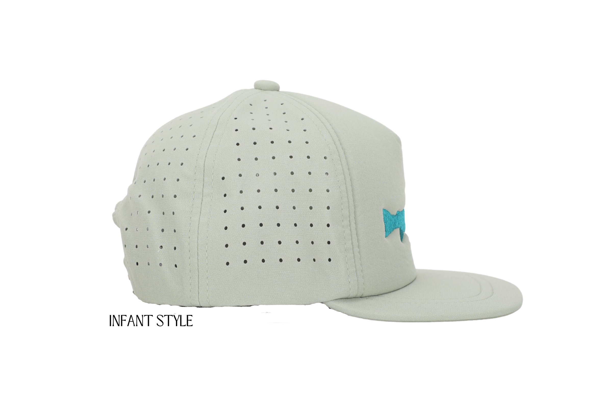 Keep the Littles Wild snapback hat featuring a bold "The Catch" design on the front, adjustable strap, and curved brim.
