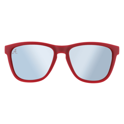 Alabama Crimson Tide Pride OG polarized sunglasses with transparent frames, stylish accessories by Rare Air Discs.