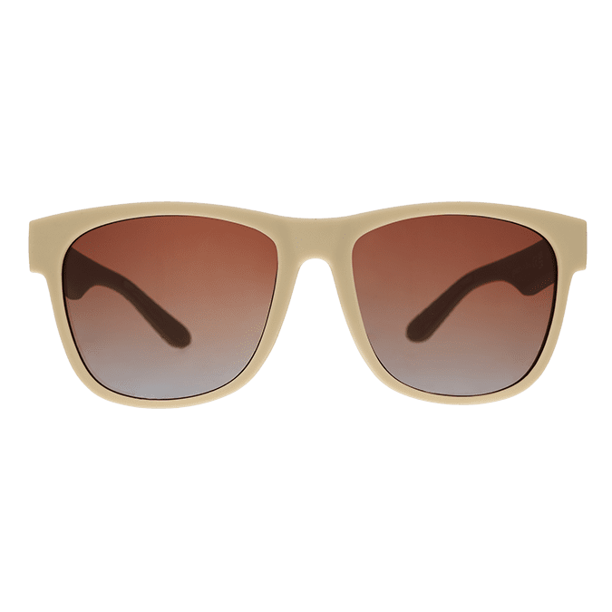 Rare Air Discs Big Pajama Llama Drama BFG Polarized sunglasses with transparent frames and dark lenses, accessories for stylish sun protection.