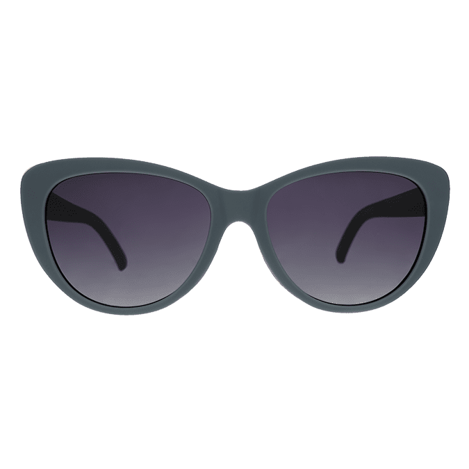 Rare Air Discs Diet Black Glam G polarized sunglasses with transparent frames, showcasing their stylish design and tinted lenses.