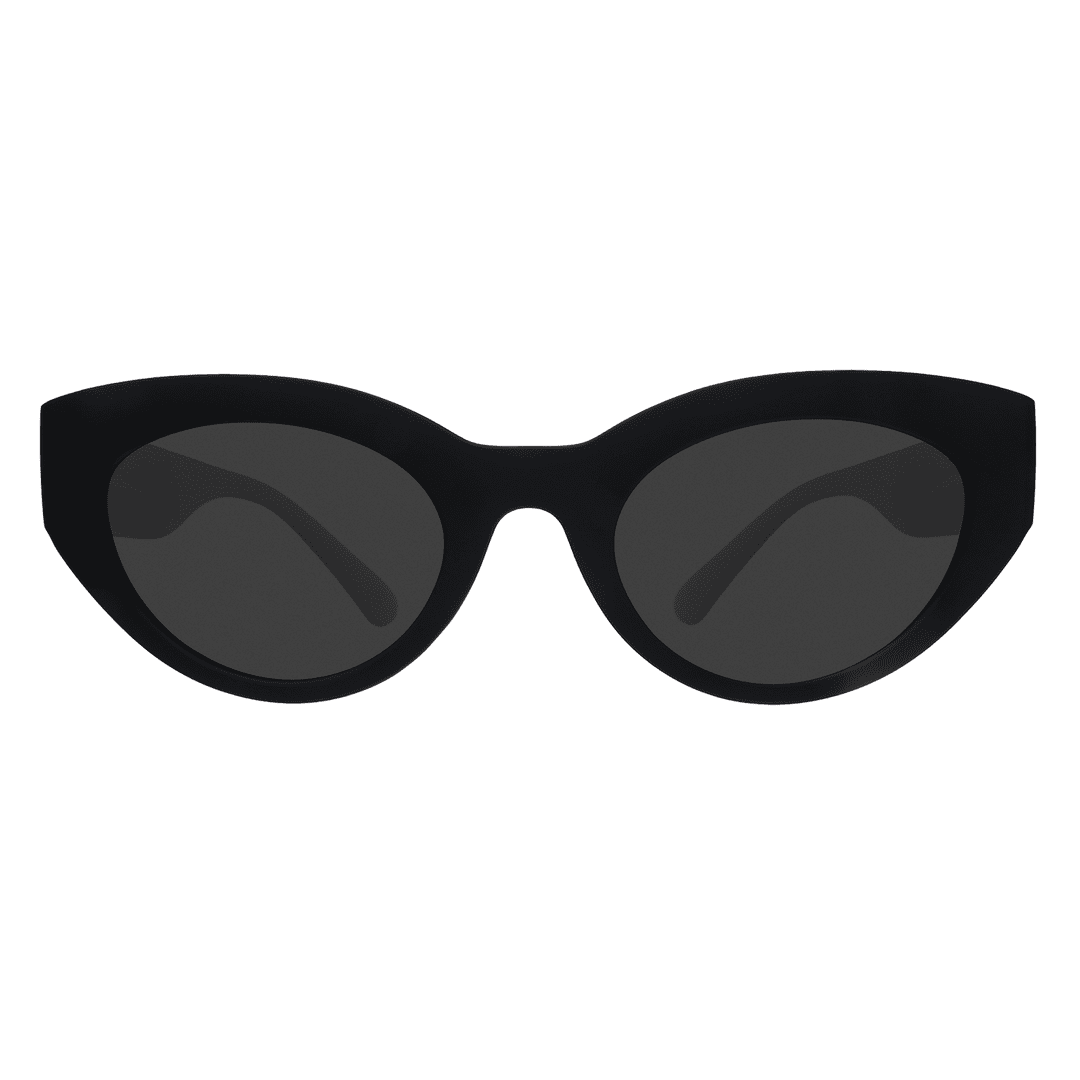Rare Air Discs "In My Cosmic Era" Moon G polarized sunglasses with transparent frames and dark lenses, stylish accessories for sunny days.