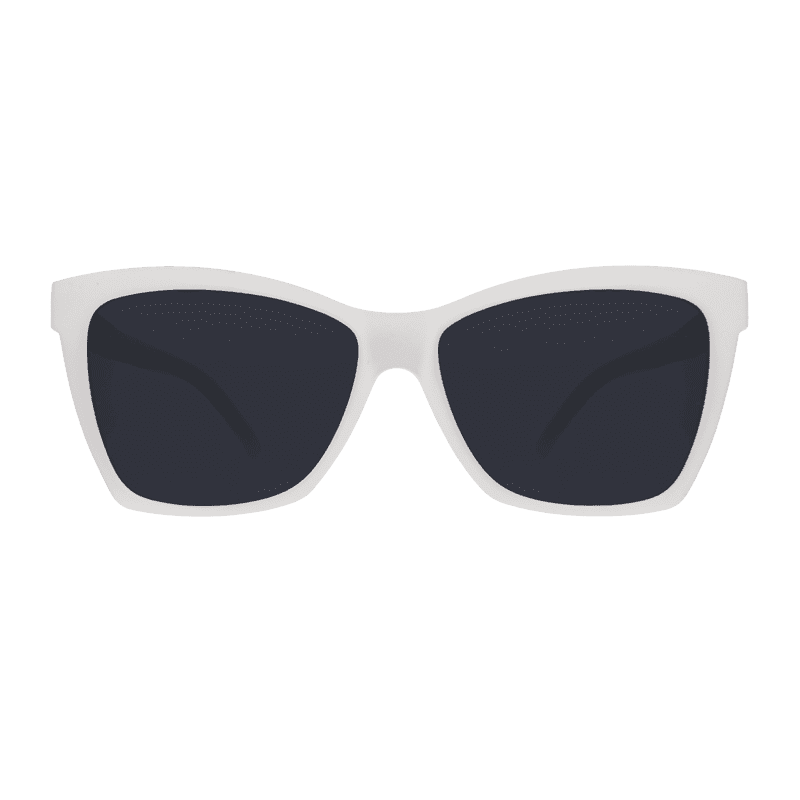 Rare Air Discs Mod One Out Polarized Pop G sunglasses with transparent front lens and stylish design.