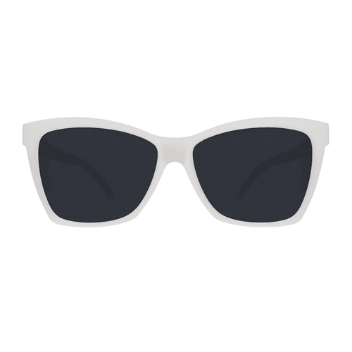 Rare Air Discs Mod One Out Polarized Pop G sunglasses with transparent front lens and stylish design.