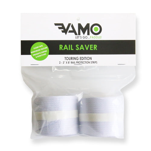 Vamo Life paddleboard and surfboard rail saver, 2 or 3-inch deck accessory for protecting board edges during use.