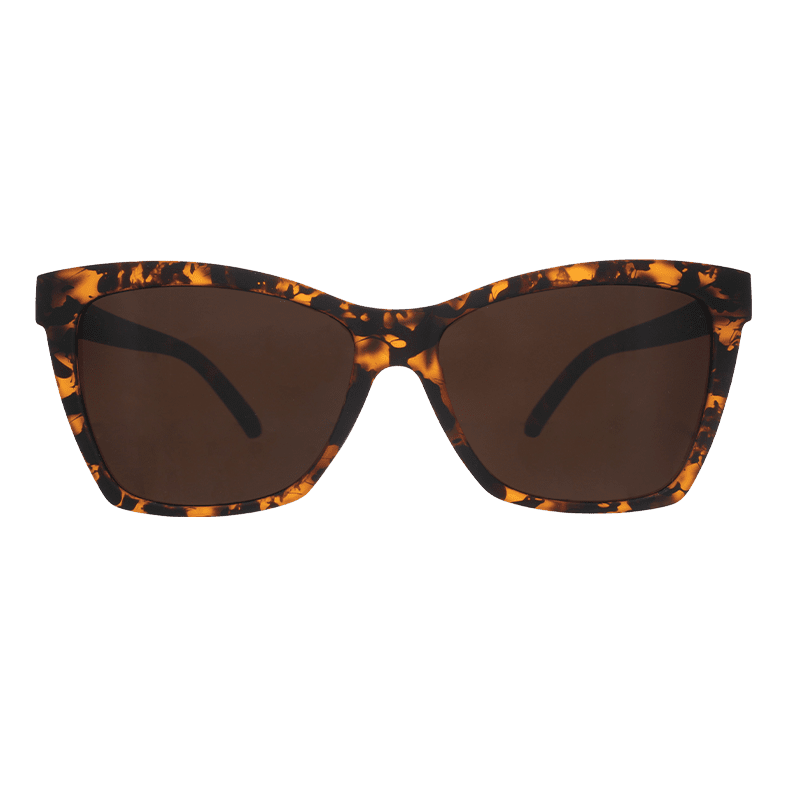 Rare Air Discs Vanguard Visionary Polarized Pop G sunglasses with transparent frames and dark tinted lenses, stylish accessories.