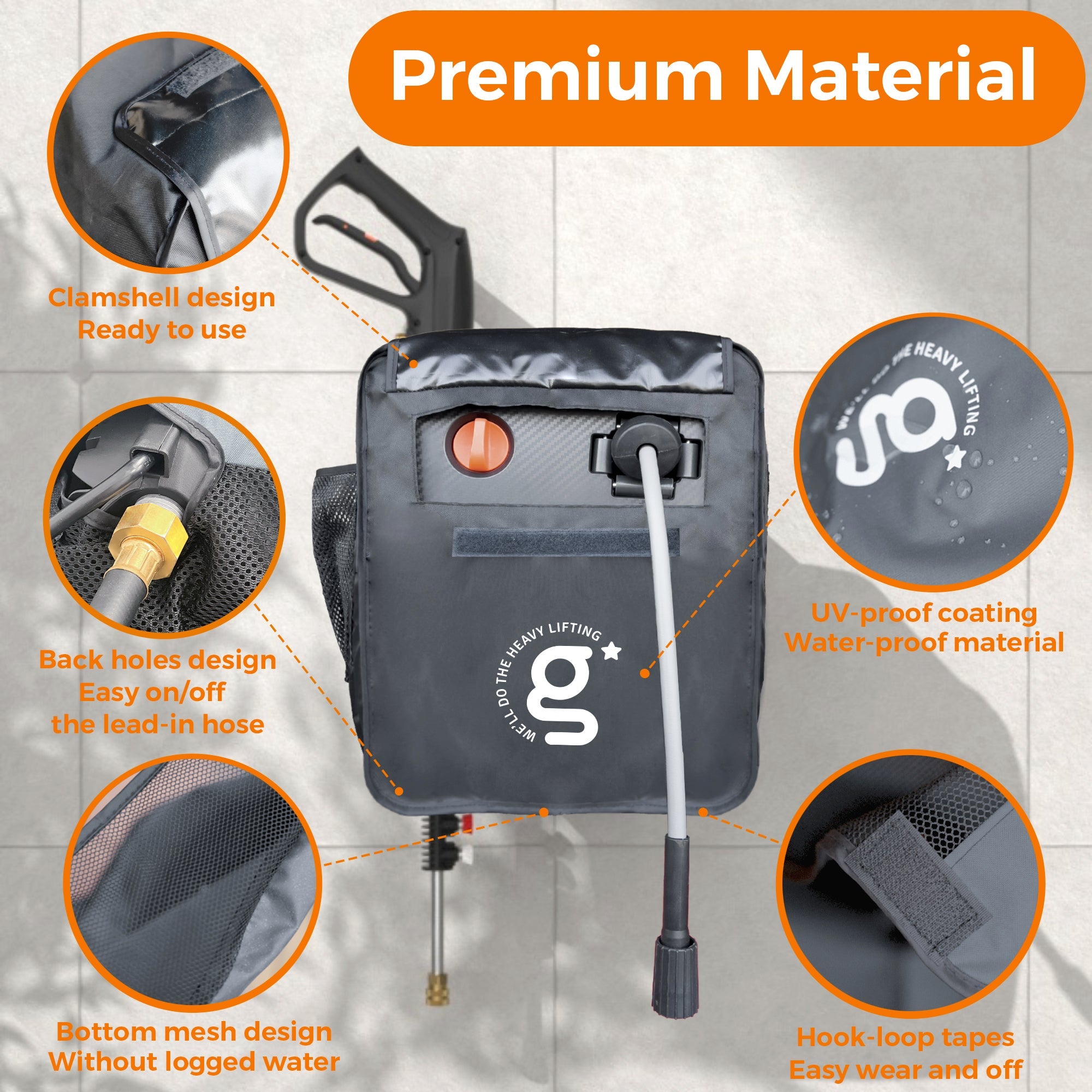 Grandfalls Retractable Pressure Washer Cover - OVERLANDERS Outfitter