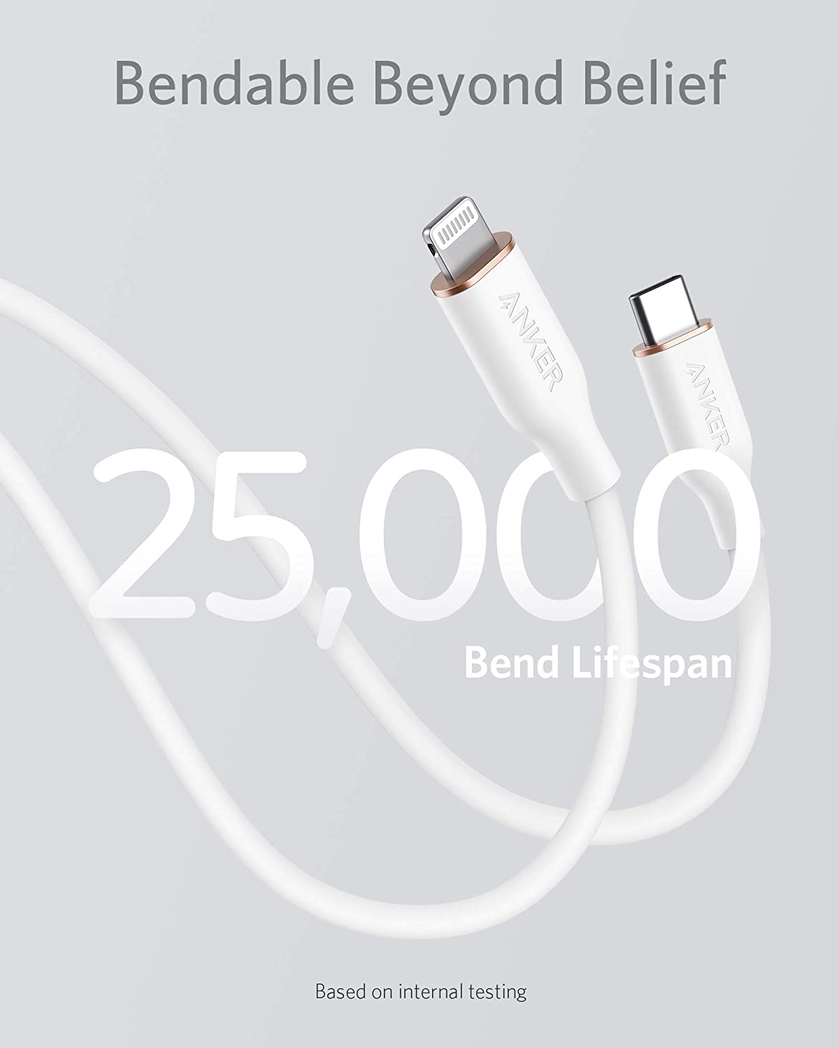 Anker <b>641</b> USB-C to Lightning Cable (Flow, 3 ft Silicone) - We The Collective