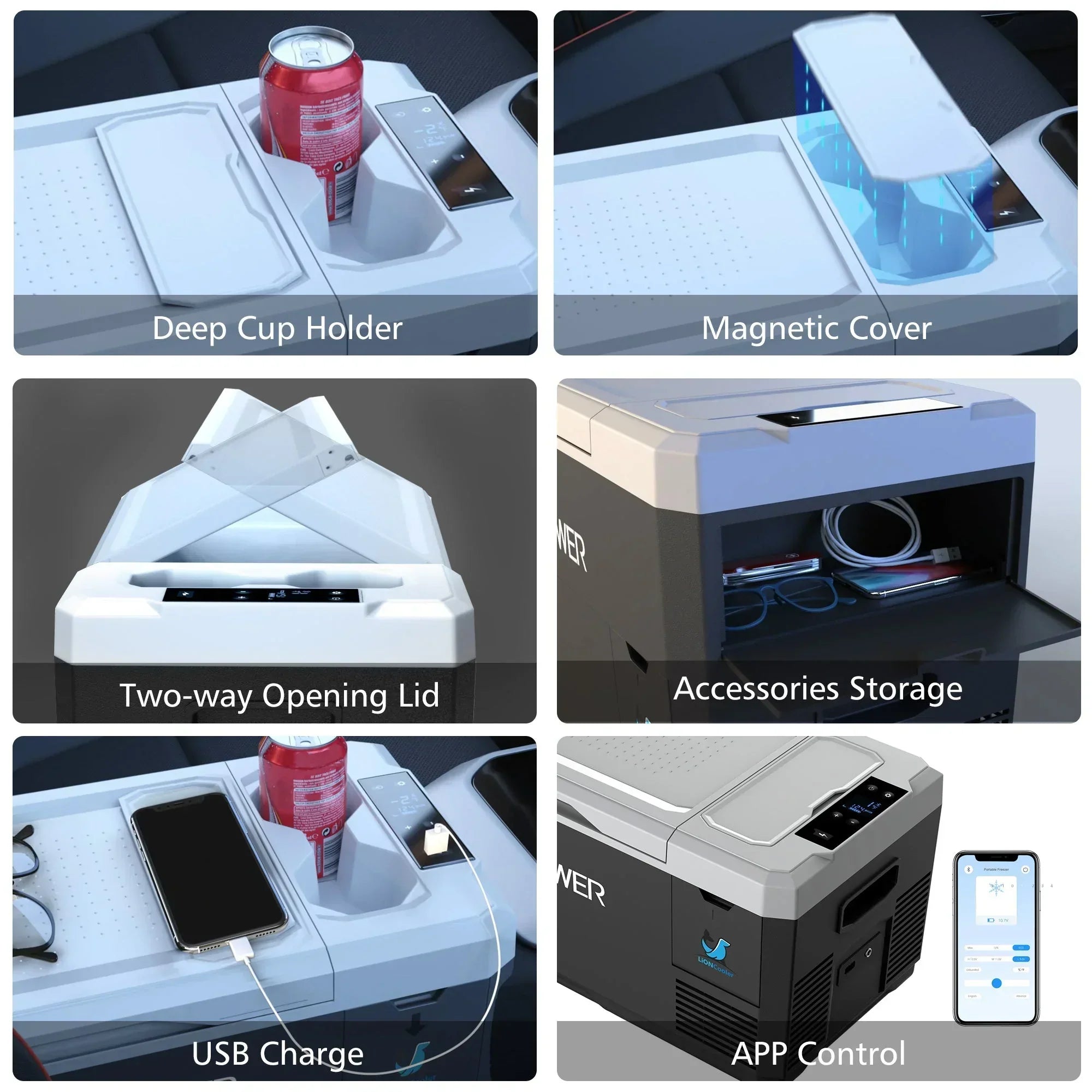 AcoPower LiONCooler Mini Solar Powered Car Fridge Freezer – 19 Quarts - OVERLANDERS Outfitter