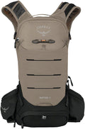 Osprey Raptor 10 hydration pack in Pediment Gray with water reservoir and adjustable straps, designed for outdoor hydration activities.
