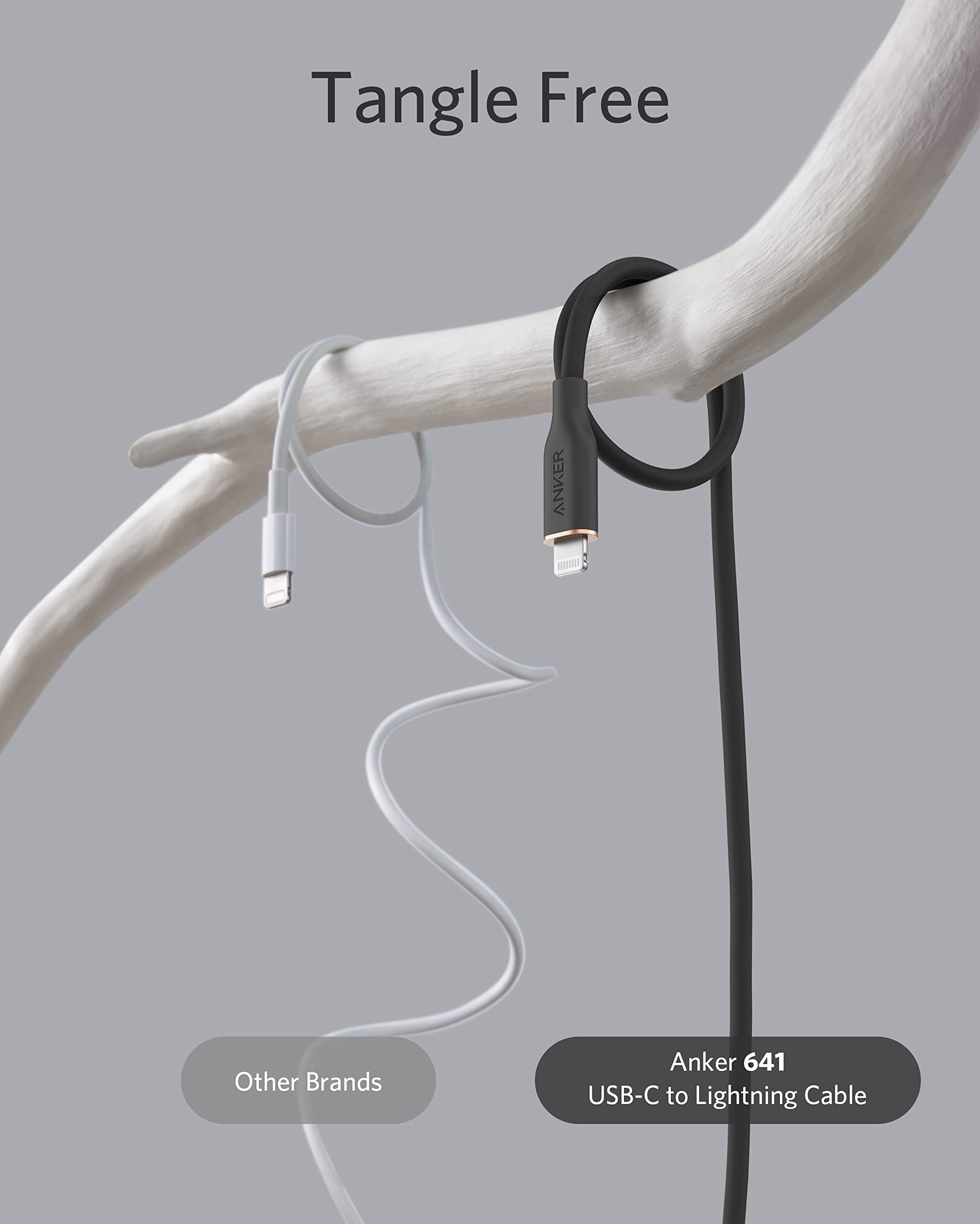Anker <b>641</b> USB-C to Lightning Cable (Flow, Silicone) - We The Collective