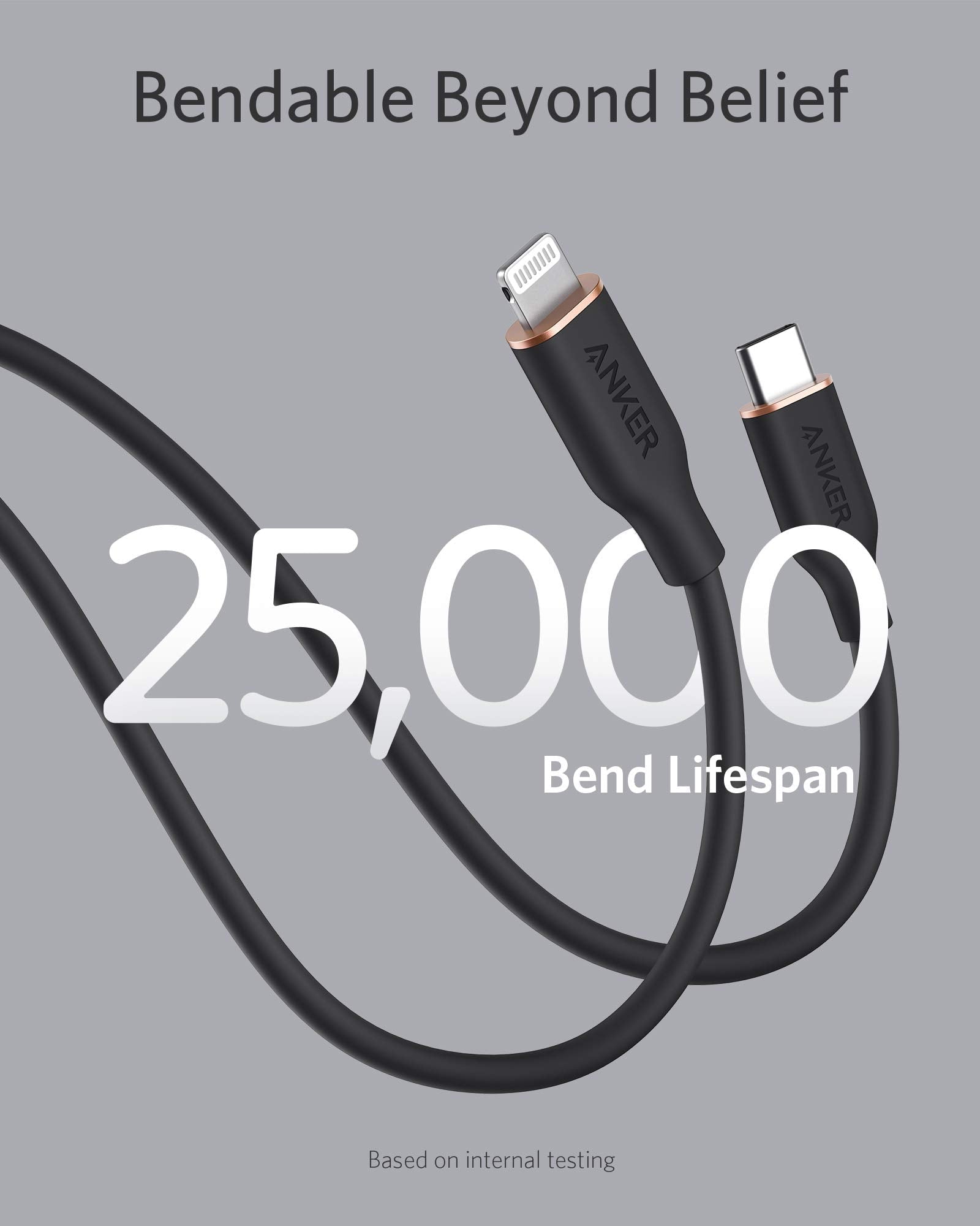 Anker <b>641</b> USB-C to Lightning Cable (Flow, Silicone) - We The Collective
