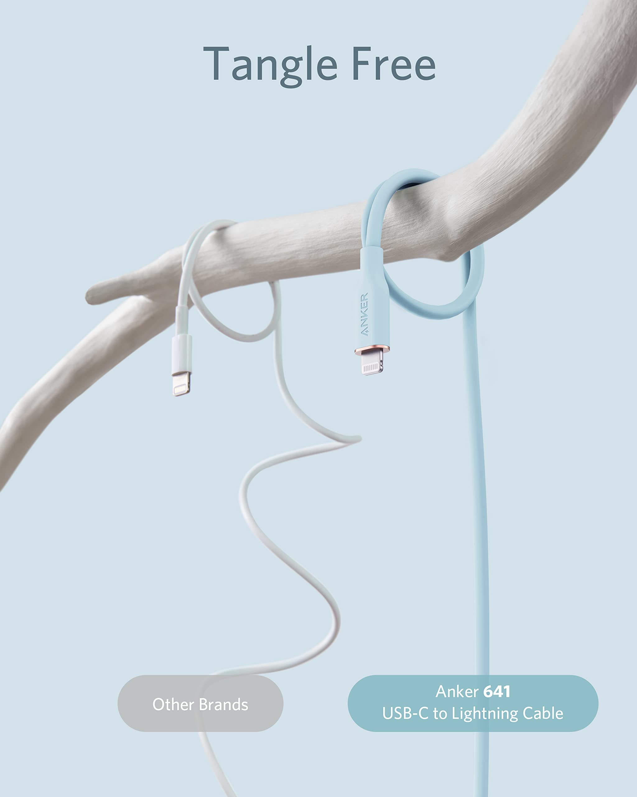 Anker <b>641</b> USB-C to Lightning Cable (Flow, Silicone) - We The Collective