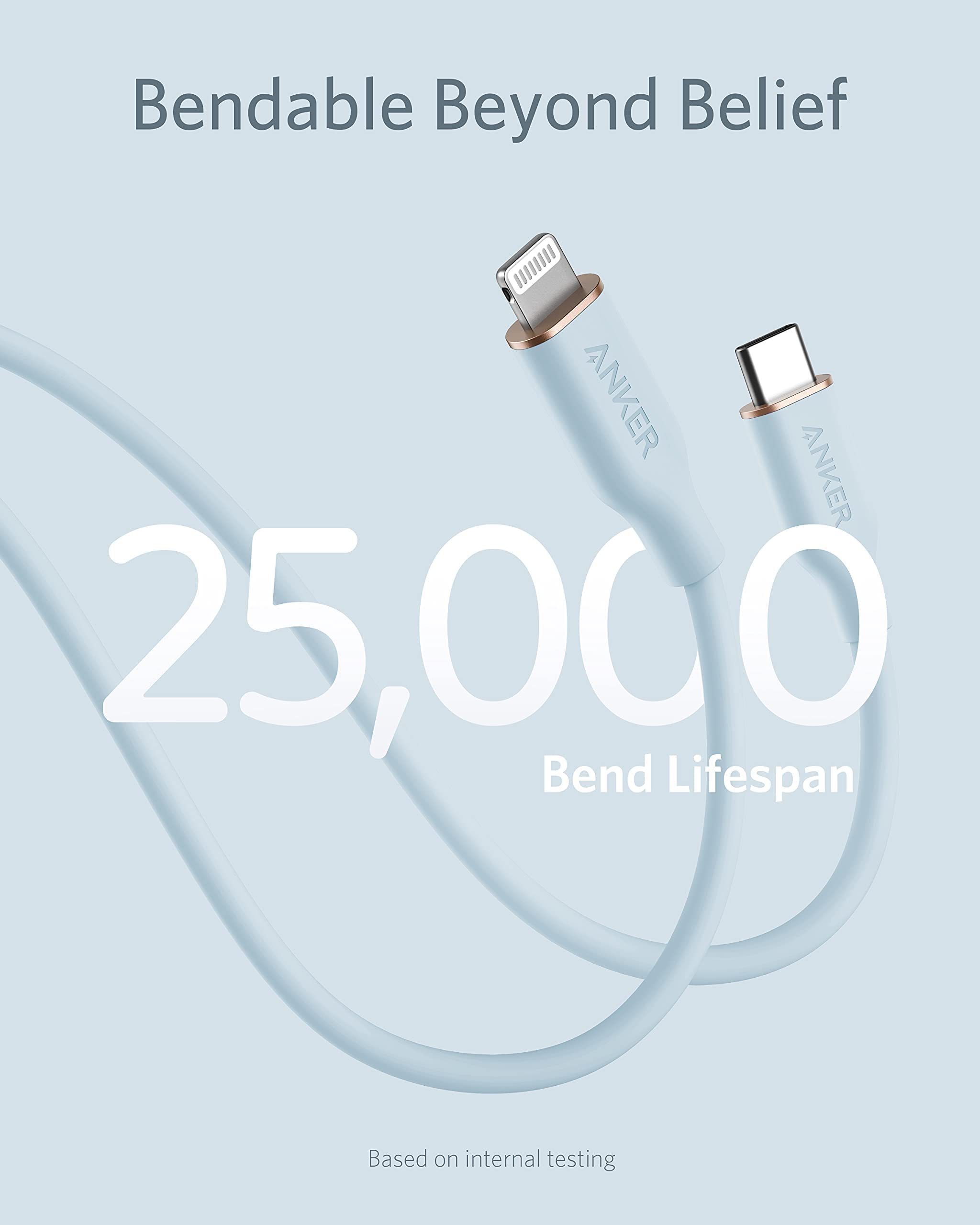 Anker <b>641</b> USB-C to Lightning Cable (Flow, Silicone) - We The Collective