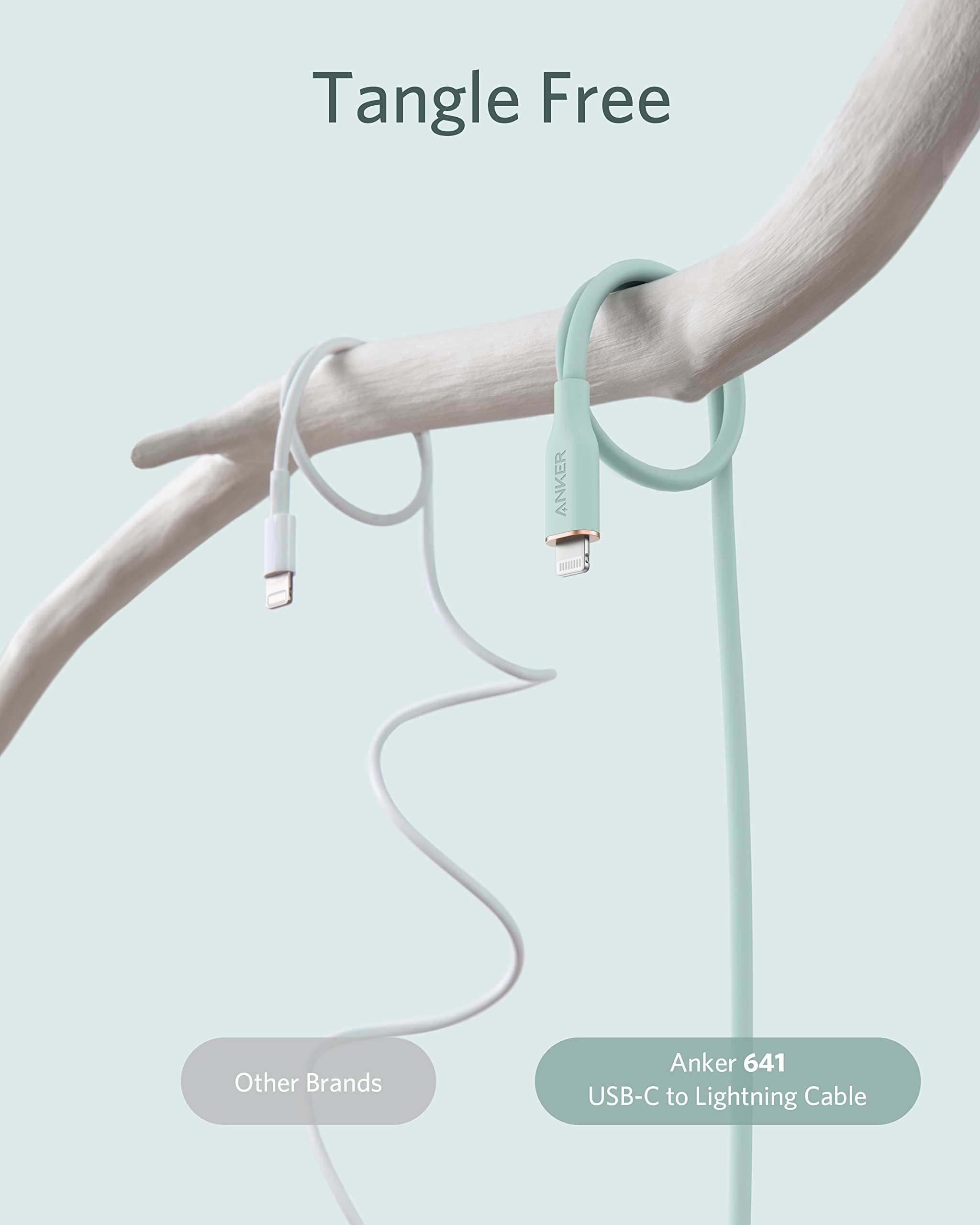 Anker <b>641</b> USB-C to Lightning Cable (Flow, Silicone) - We The Collective
