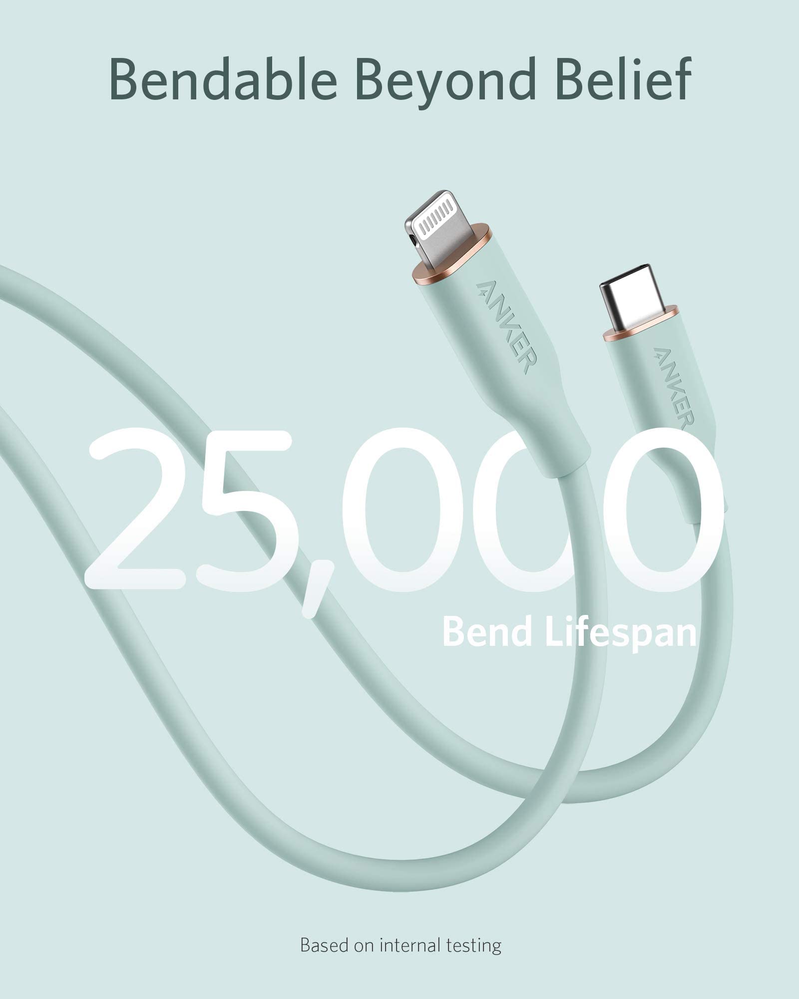 Anker <b>641</b> USB-C to Lightning Cable (Flow, Silicone) - We The Collective