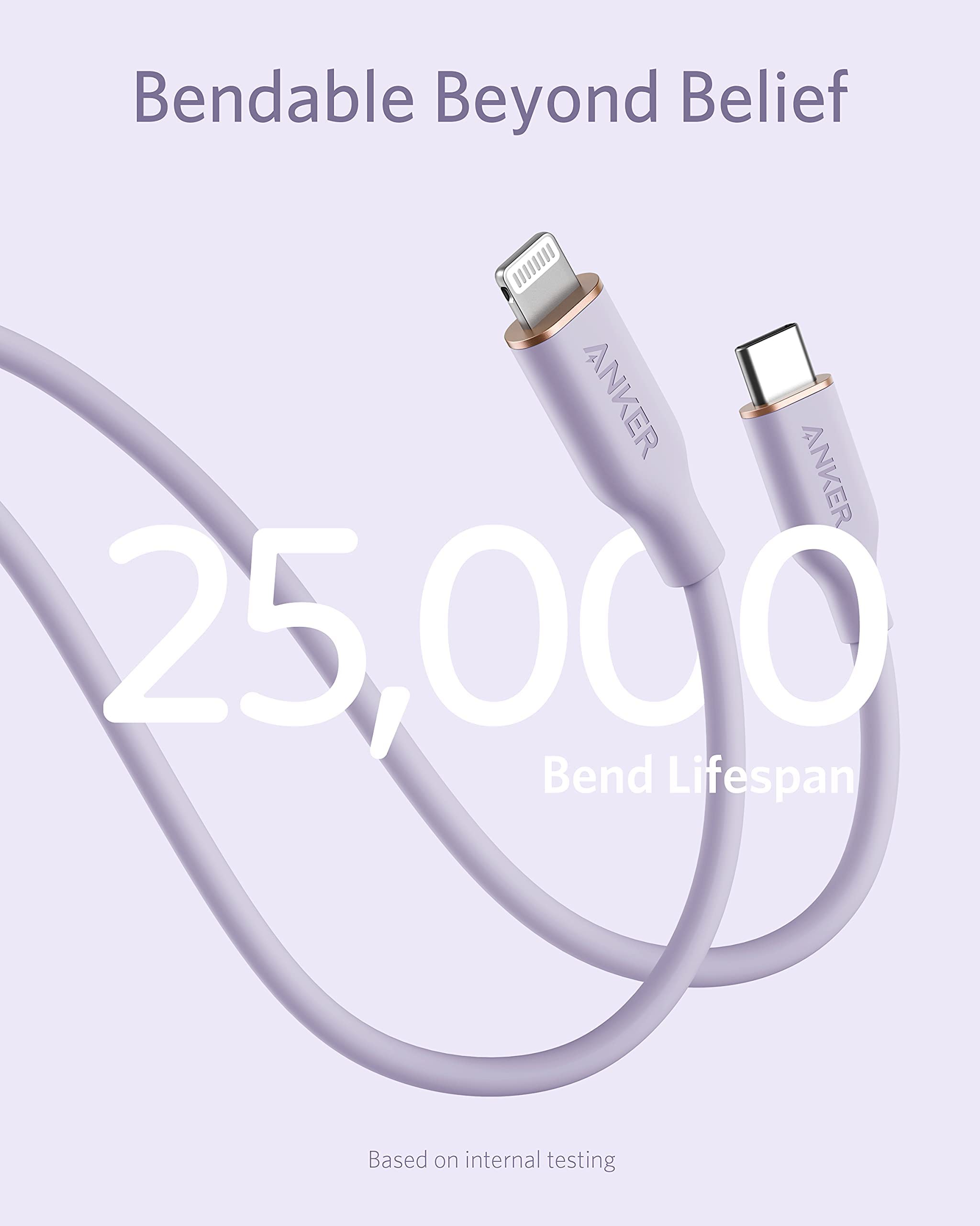 Anker <b>641</b> USB-C to Lightning Cable (Flow, Silicone) - We The Collective