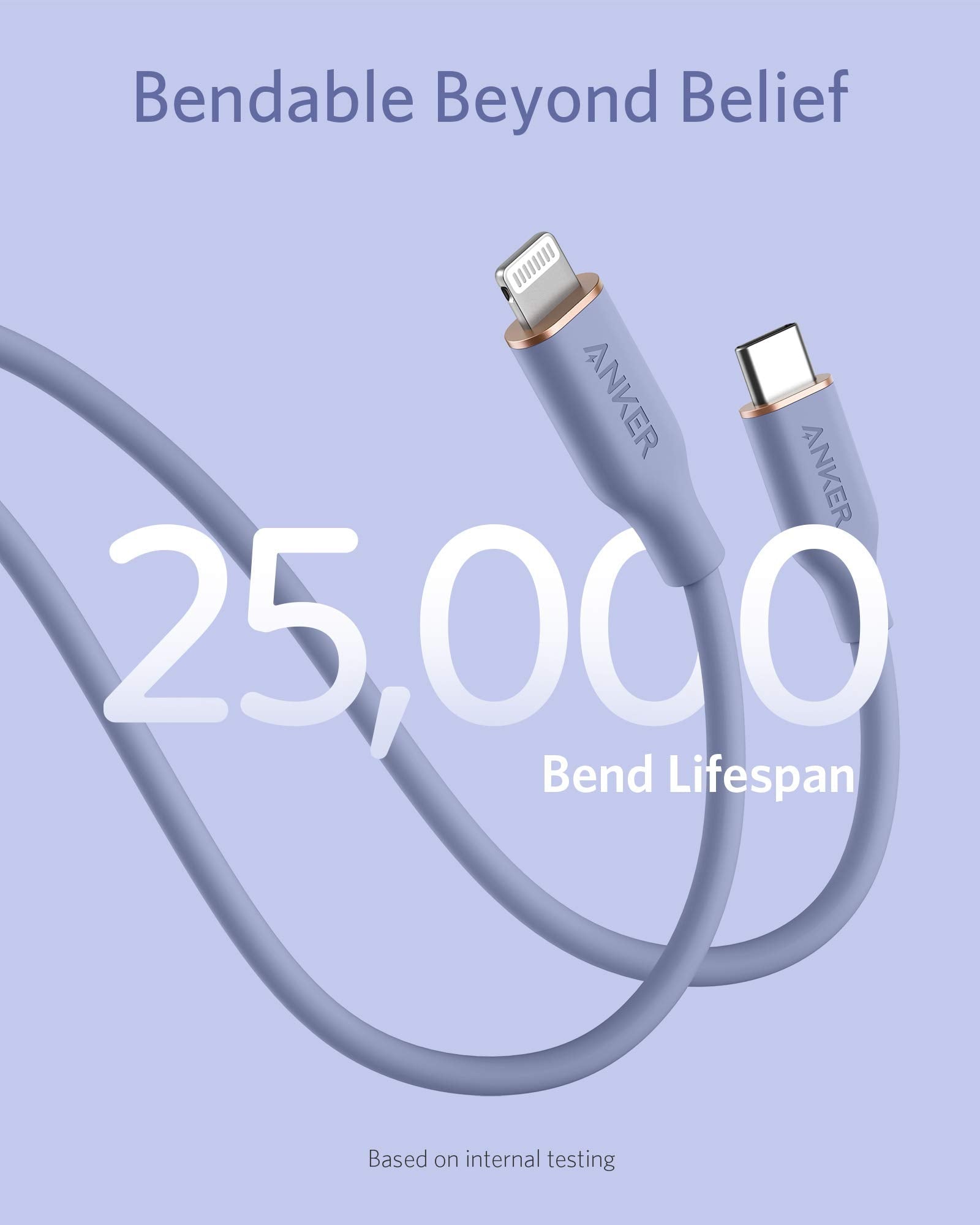 Anker <b>641</b> USB-C to Lightning Cable (Flow, Silicone) - We The Collective
