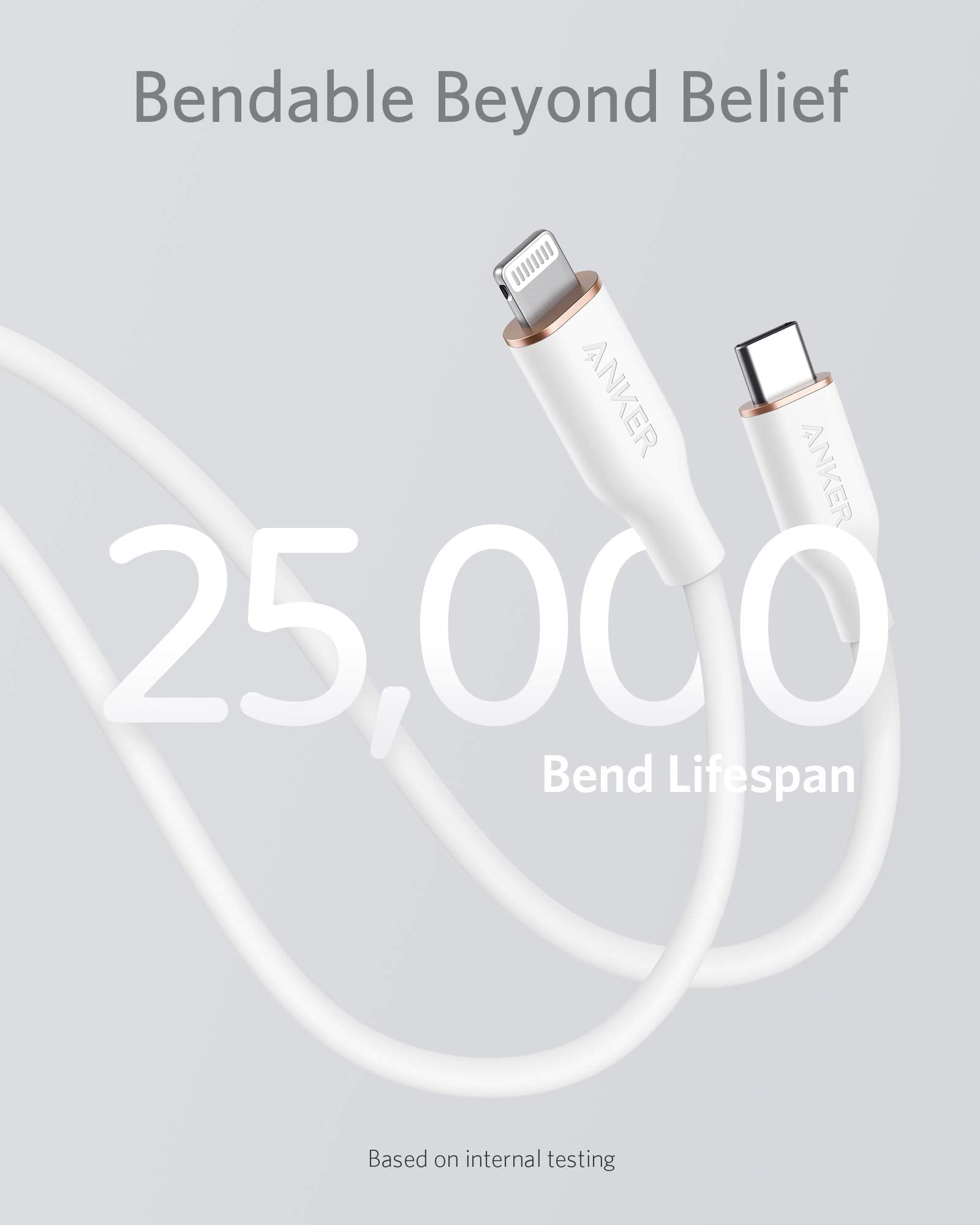 Anker <b>641</b> USB-C to Lightning Cable (Flow, Silicone) - We The Collective