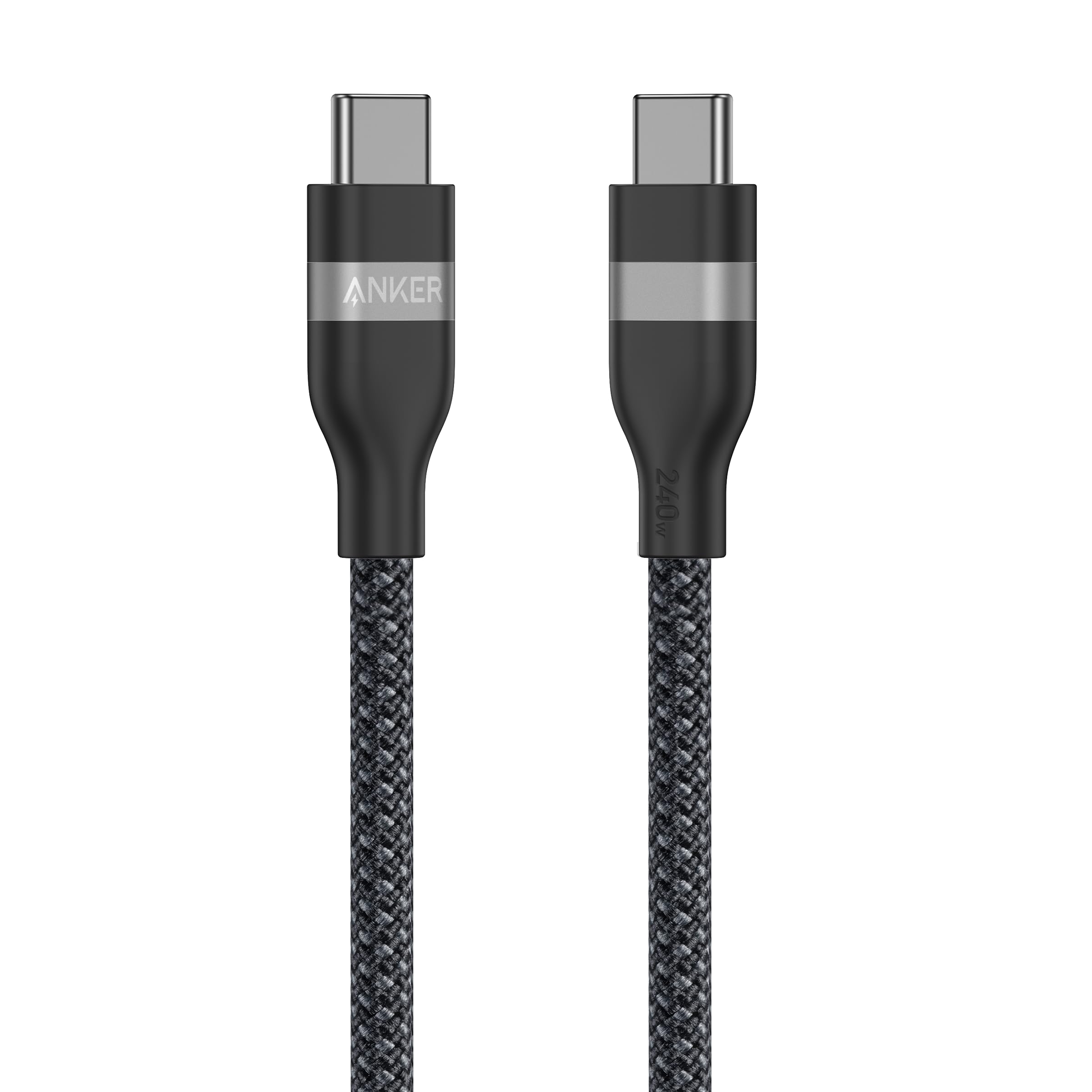 Anker USB-C to USB-C Cable (3 ft / 6 ft, 240W, Upcycled-Braided) - We The Collective