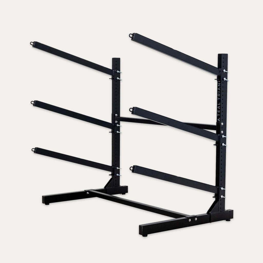 G-Watersport 3 Kayak & Canoe Rack | 3 Levels | Black - OVERLANDERS Outfitter