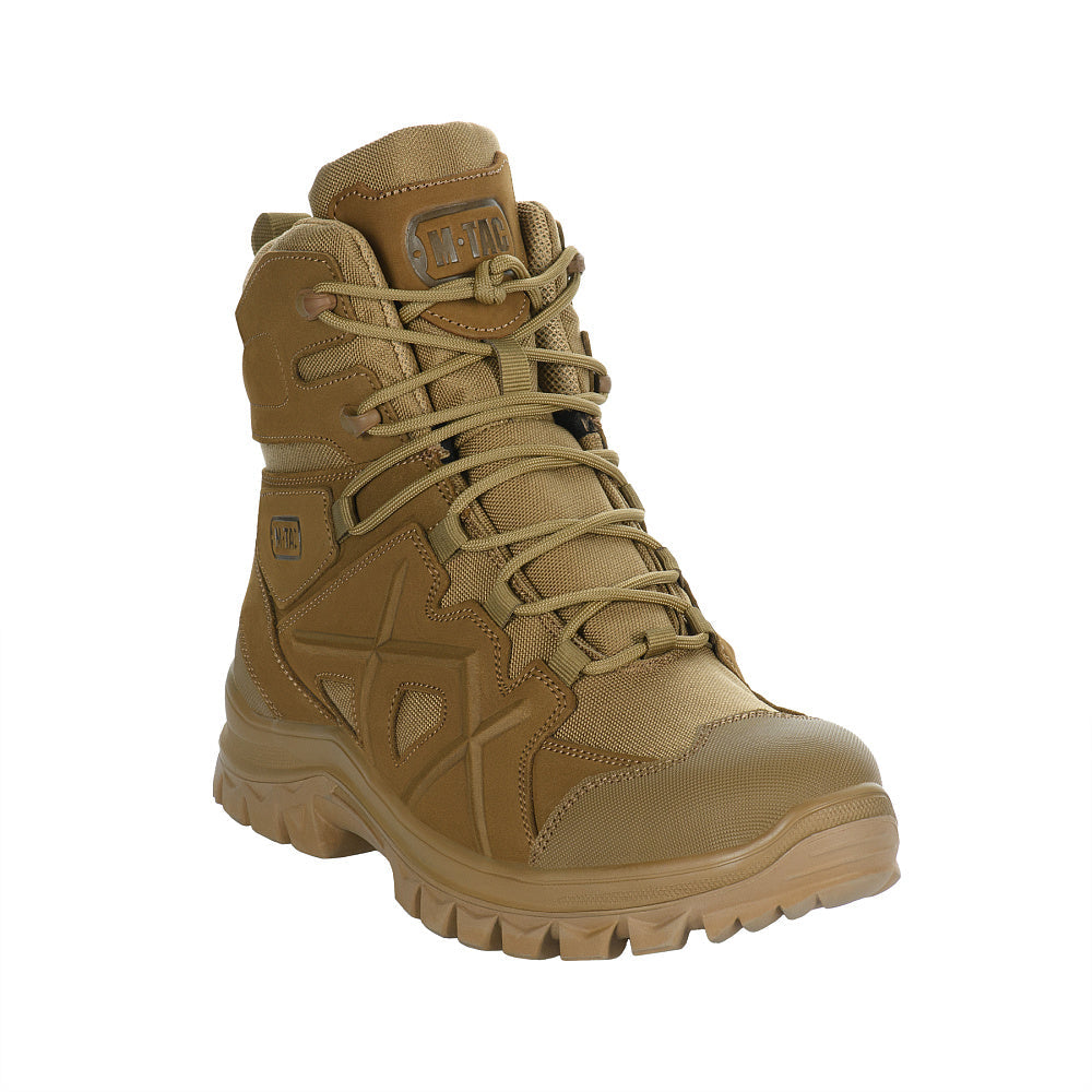 M-TAC tactical winter field boots with insulation, rugged design, and sturdy soles suitable for outdoor and tactical activities.