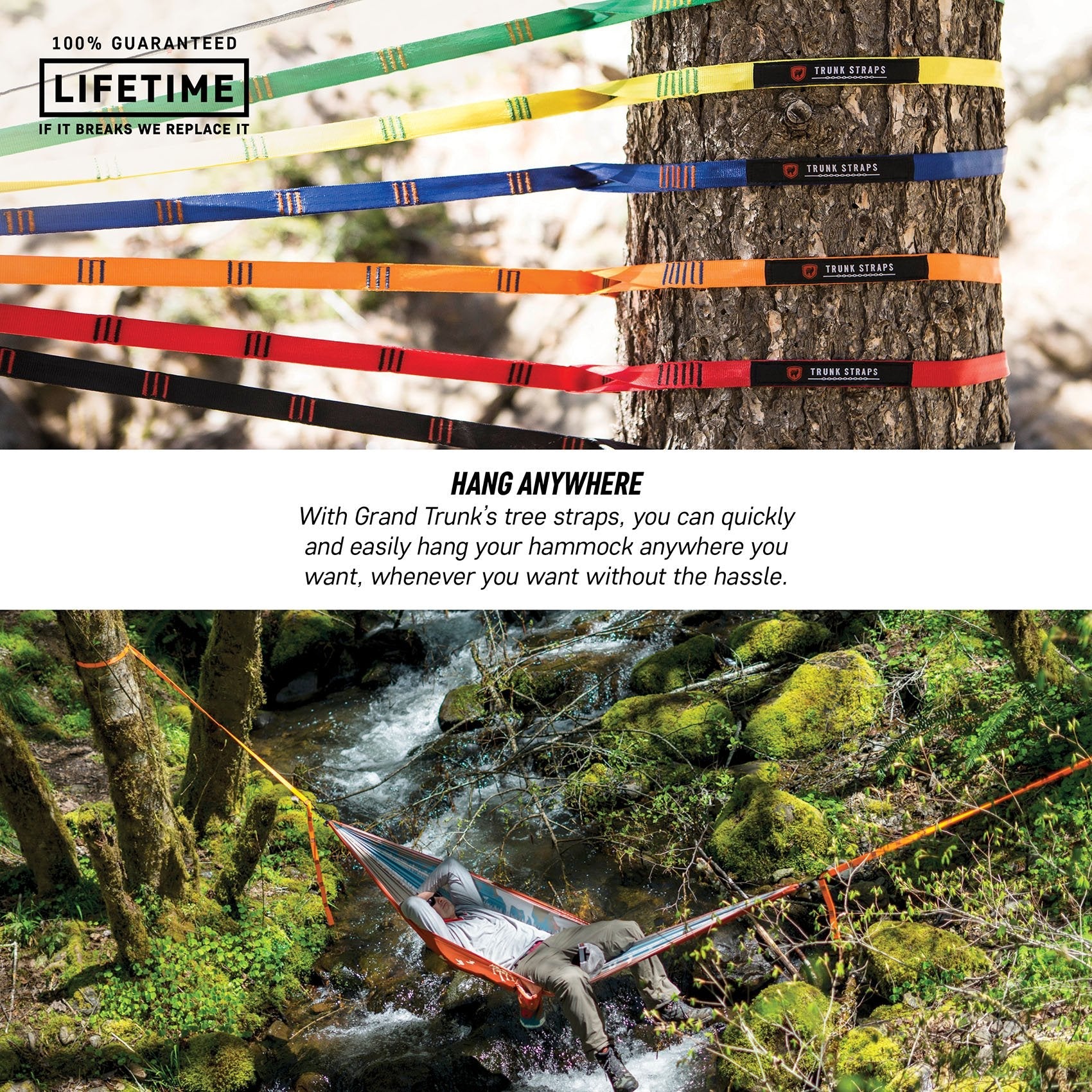 Trunk Straps - Hammock Suspension Straps - We The Collective