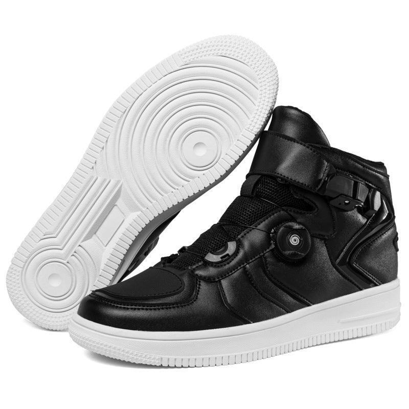 High School Motorcycle Sneakers by 4 Seasons™ from Bean's Moto Booth, featuring durable riding shoes with protective design.