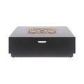 Alora 40-Inch 50K BTU Modern Outdoor Square Iron Backyard Patio Fire Pit (SAK31635) - We The Collective
