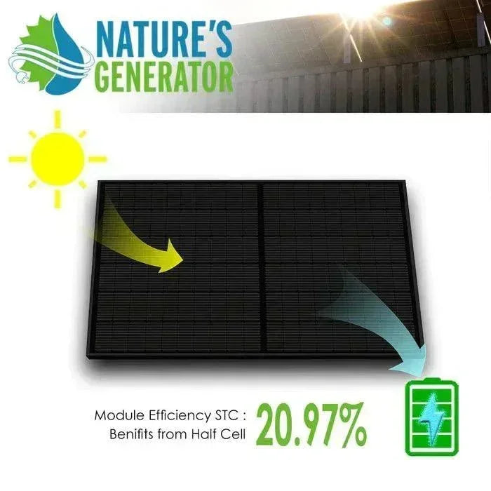 Nature's Generator 410 Watt Monocrystalline Solar Panel (2 Pack) - OVERLANDERS Outfitter
