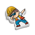 Construction DAB - Hard Hat Decal - OVERLANDERS Outfitter