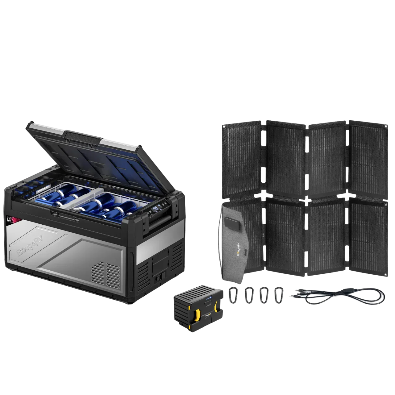 BougeRV Rocky Solar Battery Portable Fridge Kit - We The Collective