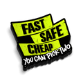 Fast Safe Cheap - Hard Hat Decal - OVERLANDERS Outfitter
